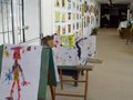 Exposición de plástica, Jardín de Infantes del Colegio J. Adolescente - Inauguración 4/11/2014